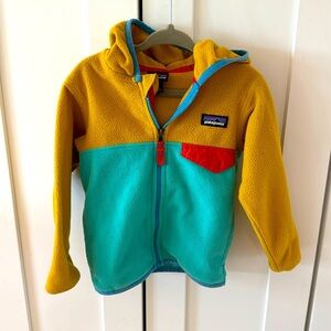 Patagonia boys microfleece jacket size 2t used good condition